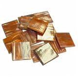 Eigenschaften EFCO / Glassteine ca. 72 Mosaiksteine Goldline 20mm CognacGoldeinzug