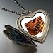 Pugster Book Writer's Typewriter Large Photo Locket Pendant Necklace