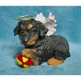 Angel Rottweiler Rottie Christmas Ornament