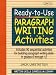 Ready-to-Use Paragraph Writing Activities: Unit 3 (J-B Ed: Ready-to-Use Activities) (v. 3)