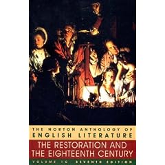 The Norton Anthology of English Literature, Vol. 1 C: Restoration and the Eighteenth Century
