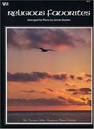 religious favorites the bastien older beginner piano library wp41