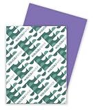 Wausau Paper Astrobrights Colored Card Stock, 65 lb, Letter Size (8.5 x 11), Planetary Purple, 250 Sheets (22871)