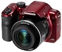 Samsung WB1100F 16.2MP CCD Smart WiFi & NFC Digital Camera with 35x Optical Zoom, 3.0" LCD and 720p HD Video (Red)