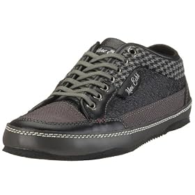 Ecko Unltd Wheller | Mens Shoes Black Leather Gray Trim by ecko unltd Marc Ecko