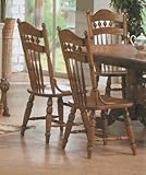 Set of 2 Northwest Oak Finish Nostalgia Wood Dining Side Chair/Chairs