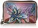 Anuschka Credit Card & Business Card Holder - Genuine Leather, Hand-painted Original Artwork - Holds 11 cards