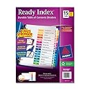 Avery Ready Index Table of Contents Dividers, 15-Tab Set, 6 Sets (11197)