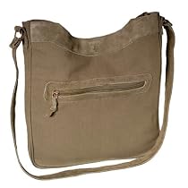 Olive N Figs Olive Messenger/Laptop Bag with Suede Lining