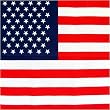 American Flag Bandannas - 12 Pack