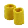 Wrist Band Pair (terry)-Yellow