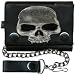 Classic Skull Leather Chain Wallet