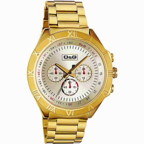 D&G Dolce&Gabbana Herren-Armbanduhr PAMPELONNE CHR IPG LIGHT GOLD DIAL IPG BRC DW0432 Preisvergleich