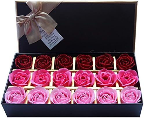 Isidora Scented Soap Flowers Gift Set (Red)