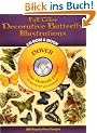 Full-Color Decorative Butterfly Illustrations CD-ROM and Book [With CDROM] (Dover Full-Color Electronic Design)