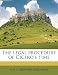 The Legal Procedure of Cicero's Time