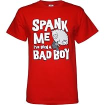 Family Guy Stewie Griffin Spank Me I've Been A Bad Boy Men's T-Shirt