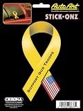 Yellow Ribbon Vinyl Decal