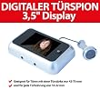 Digitaler T�rspion mit extra gro�em 3,5" Display u T�rkamera �berwachung , f�r T�rst�rken von 38-72 mm