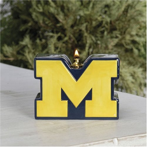 University of Michigan Wolverines Outdoor Citronella Patio Light