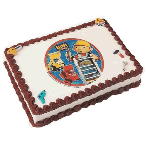Bob the Builder Cakes - Do-It-Yourself Edible Cake Art (Sugars sold separately) by Decopac
