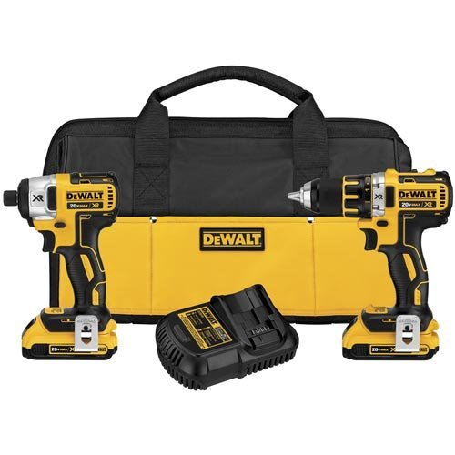 Dewalt dck281d2 20v max xr lithium ion brushless compac…