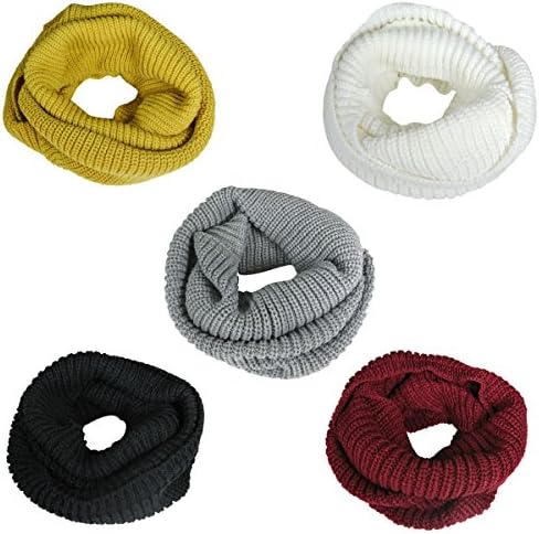 Wrapables Thick Knitted Winter Warm Infinity Scarf