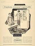IMAGE OF 1929 Ad French Frigidaire Econome Housewife Femme Deco - Original Print Ad