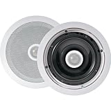 8" 300-Watt 2-Way In-Ceiling Speakers-T51450