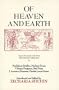 Of Heaven and Earth: Essays Presented at the First Sitchin Studies Day
