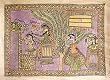 Art in India Madhubani Folk Paintings Home Decor Organic Color Paper 22 x 30 inches