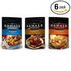 Sahale Snacks Variety Pack, 3 Flavors, 2 each, 5-Ounce Pouch (Pack of 6) by Sahale Snacks