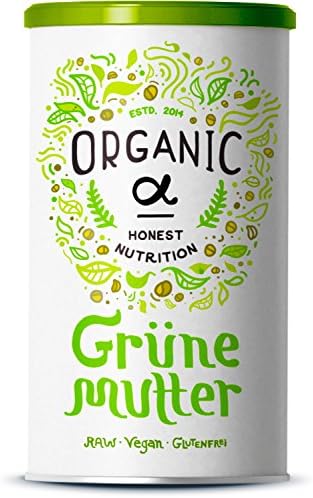 Organic Alpha - Green Mother - Raw Organic Green Smoothie Powder with Micronutrients from 30 Superfoods &amp; Medicinal Herbs - 1.4 lbs