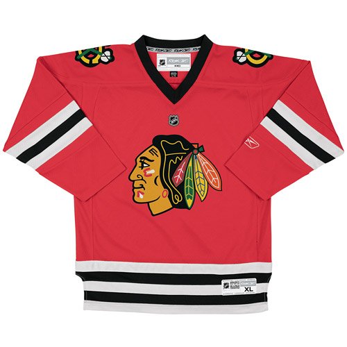 NHL Infant Chicago Blackhawks Team Color Replica Jersey - R52Hwbdd (Red, 12-24 Months)