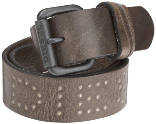 Diesel Men’s Iller Belt,Taupe