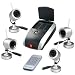 Search Our Specialty Mall : 2.4 GHz Channel-scan Alloyed shell water-proof Wireless Indoor/Outdoor security system with 4 Pack CCTV Surveillance security Camera w/NightVision