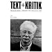 W. G. Sebald (TEXT+KRITIK 158)