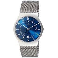 Skagen Herrenarmbanduhr Slimline Titan Stahl 233XLTTN