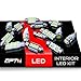 OPT7 12pc Interior LED Replacement Light Bulbs Package Set for 00-05 Ford Excursion | White