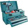 Makita 6271DWAET2 Akku-Bohrschrauber Set 55tlg., 2&hellip von Makita