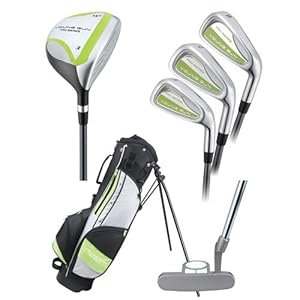 Young Gun Pro Green Rh Junior Golf Club Set & Bag