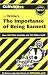 CliffsNotes Importance of Being Earnest by Susan Van Kirk
