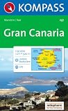 Kompass Karten, Gran Canaria: Wander-, Bike-, Freizeit und Stra�enkarte (Aqua3 Kompass) - Chartech