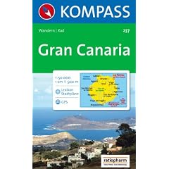 Kompass Karten, Gran Canaria: Wander-, Bike-, Freizeit und Stra�enkarte (Aqua3 Kompass)