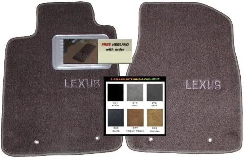 Lexus GS 350 AWD ONLY GS350 OEM Floor Carpet Mats (Two Piece Front and Two Piece Rear Mats) with LEXUS Embroidery Monogram - Fits Years 2007 2008 2009 2010 2011 07 08 09 10 11 ** 6 COLORS TO CHOOSE FROM