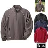 Adidas Mens ClimaProof 1/4 Zip Long Sleeve Piped Wind Shirt
