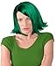 Green Flip Wig Short Green Wig Costume - One Size