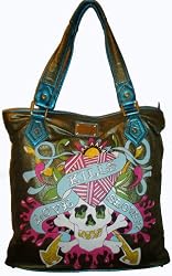 Ed Hardy Purse Handbag Angeles Tote