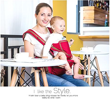 Belibaby Baby Carrier Ergonomic Baby Carrier for Infants and Toddlers - 3 Carrying Positions - 100% Cotton Machine Washable! Adjustable Baby Sling Carrier