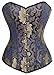 Charmian Women's Beautiful Steampunk Brocade Steel Boned Boby Shape Overbust Corset
